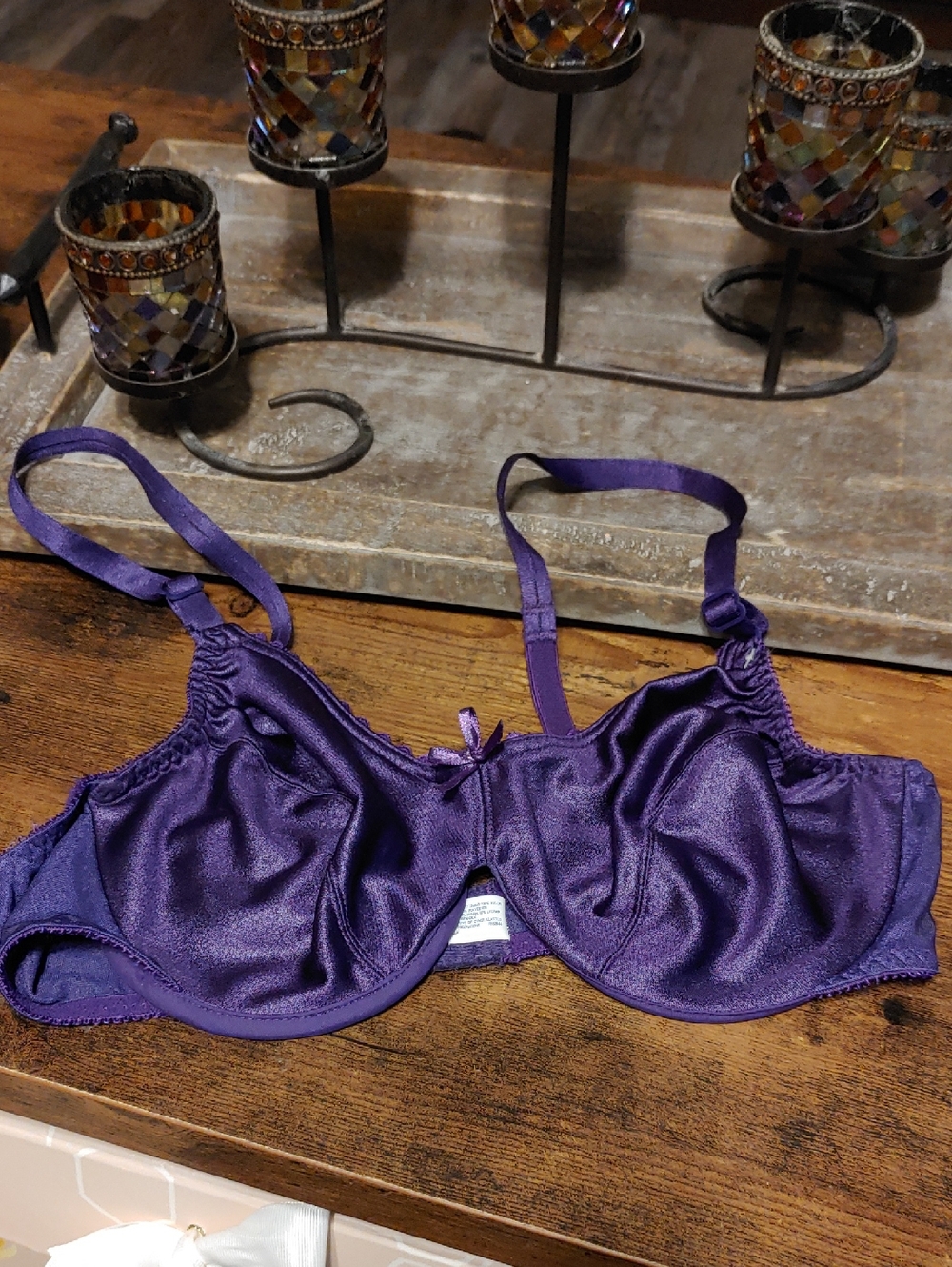 NWOT Bali 36B Purple Stunning Unpadded Underwire Gorgeous Bra